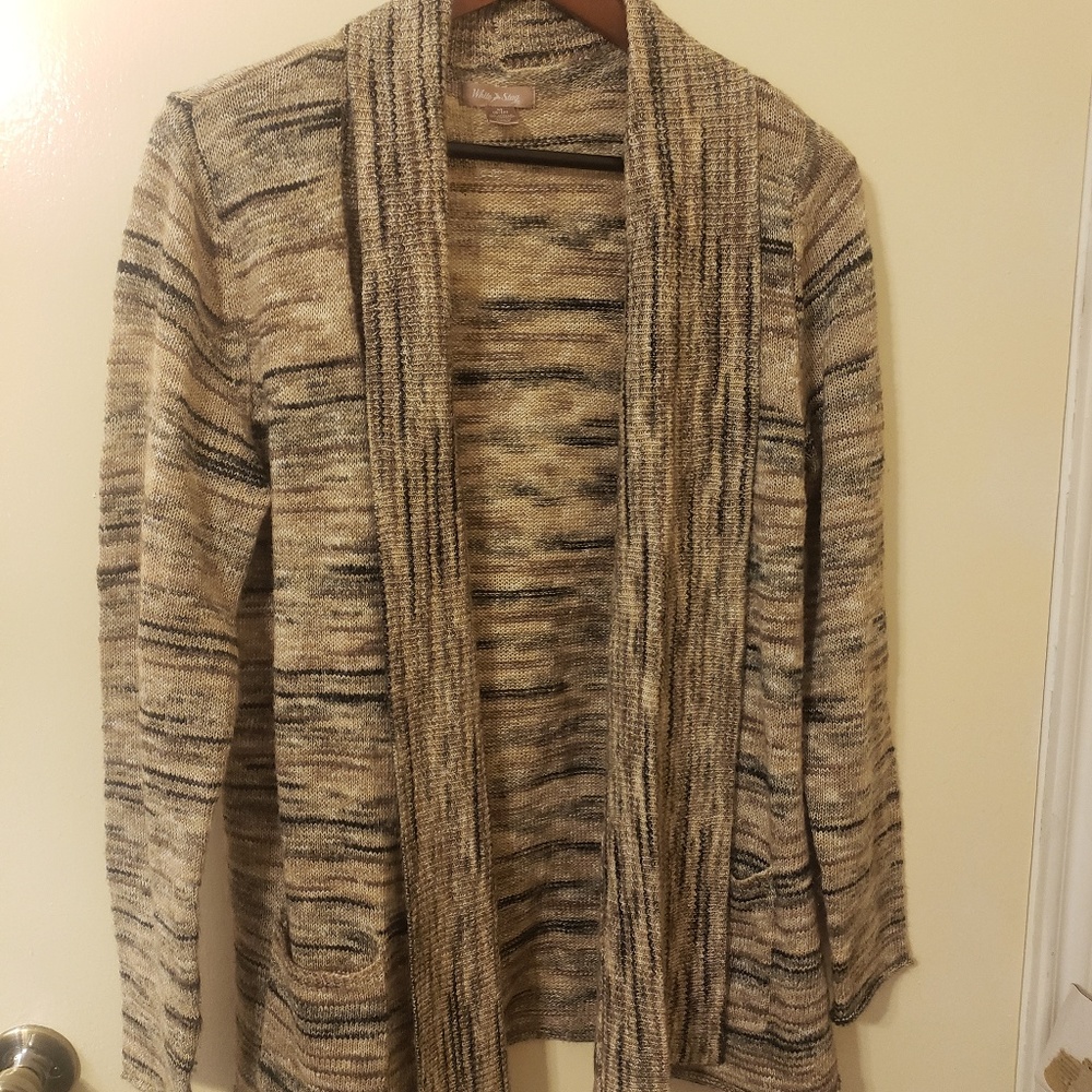 Brown and Black cardigan